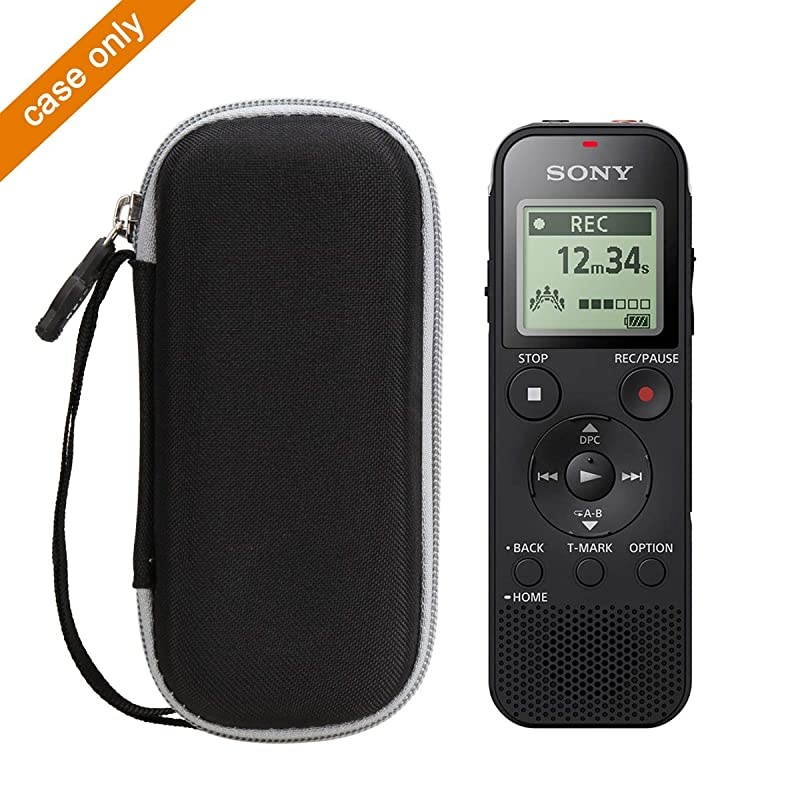Hard Storage Travel Case for Sony ICD-PX470 Digital Voice Recorder/Microsoft LifeCam HD-3000/BAFX Products - Decibel Meter/Sound Pressure Level Reader