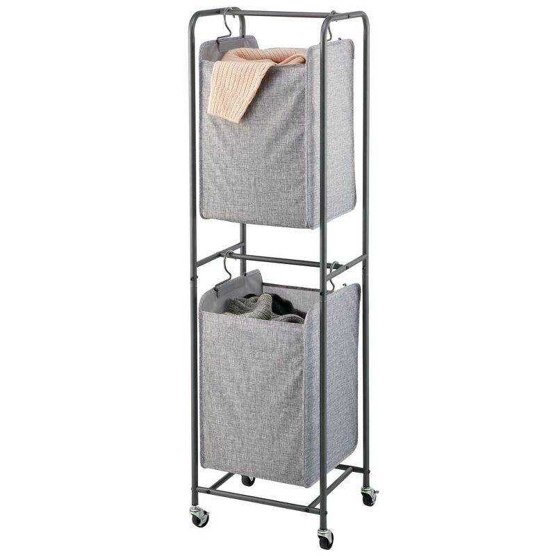 Neatfreak Easy Access Double Laundry Sorter with Folding Table