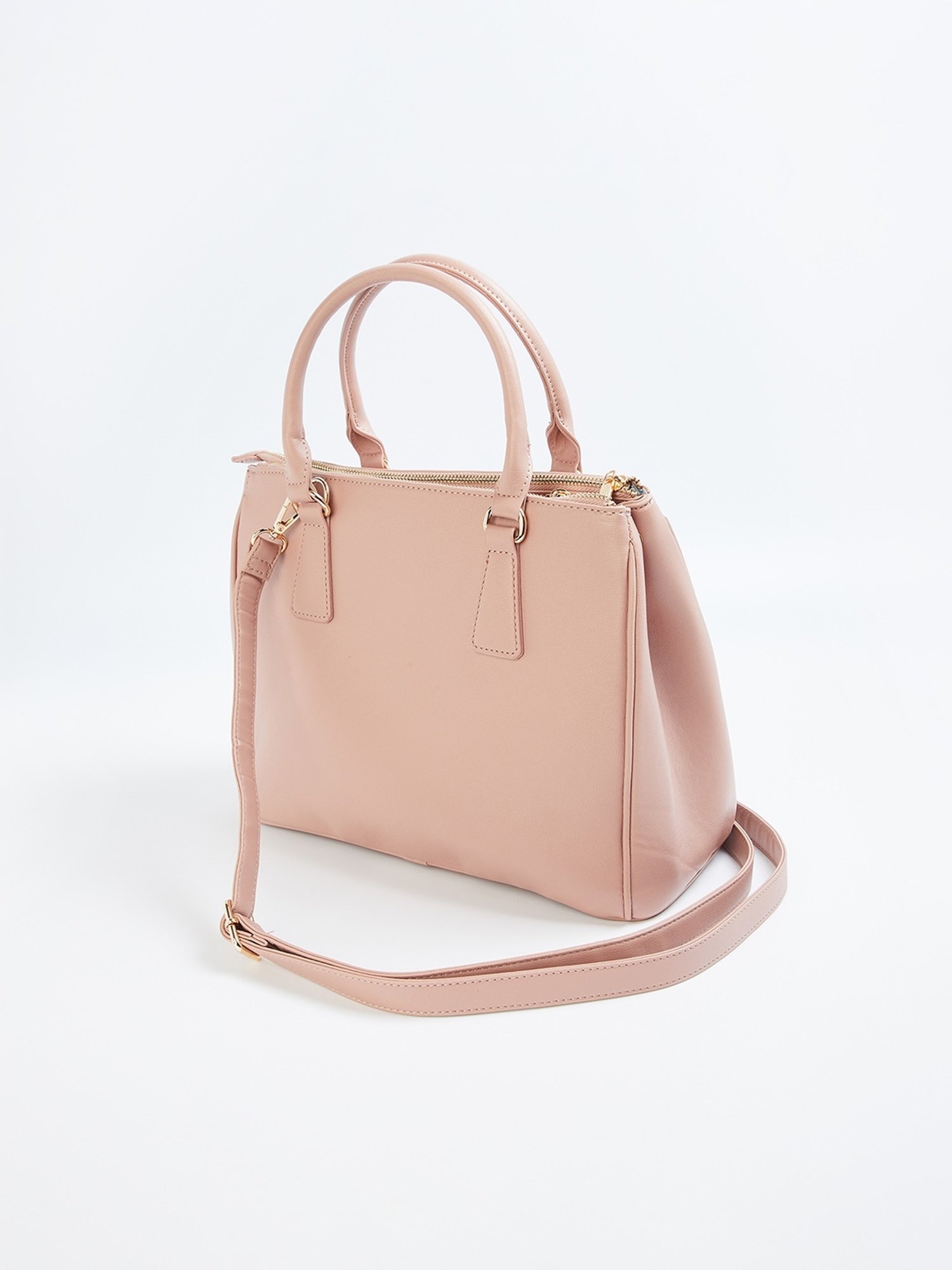 Code by Lifestyle Pink Solid Handbag
