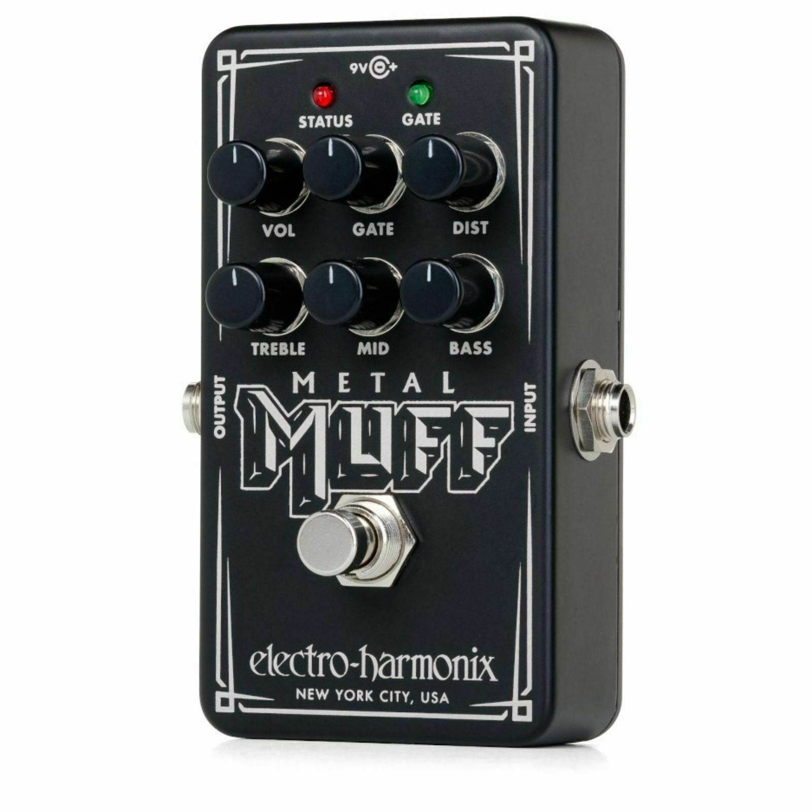 Electro-Harmonix Nano Metal Muff Distortion Effects Pedal with Noise Gate