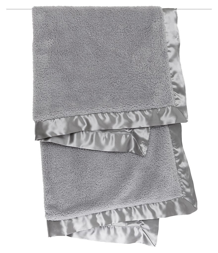 Little Giraffe Baby Chenille Satin Blanket