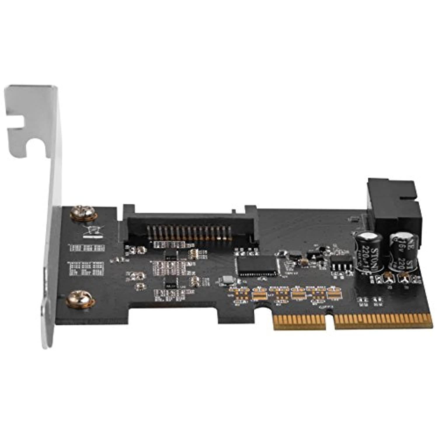 SilverStone Technology SST-ECU04-E-USA USB 3.1 Gen2 PCIe Card with Internal 19Pin Connector Plus Pericom Redriver Ecu04-E-USA (SST-ECU04-E-USA)