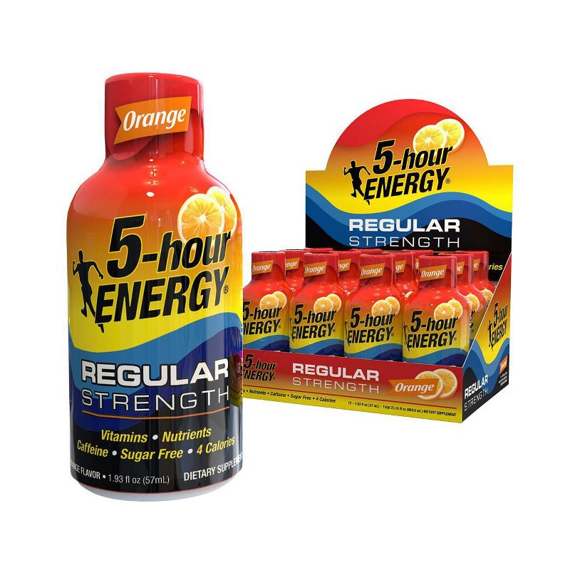 5 Hour Energy Shot - Orange - 12ct
