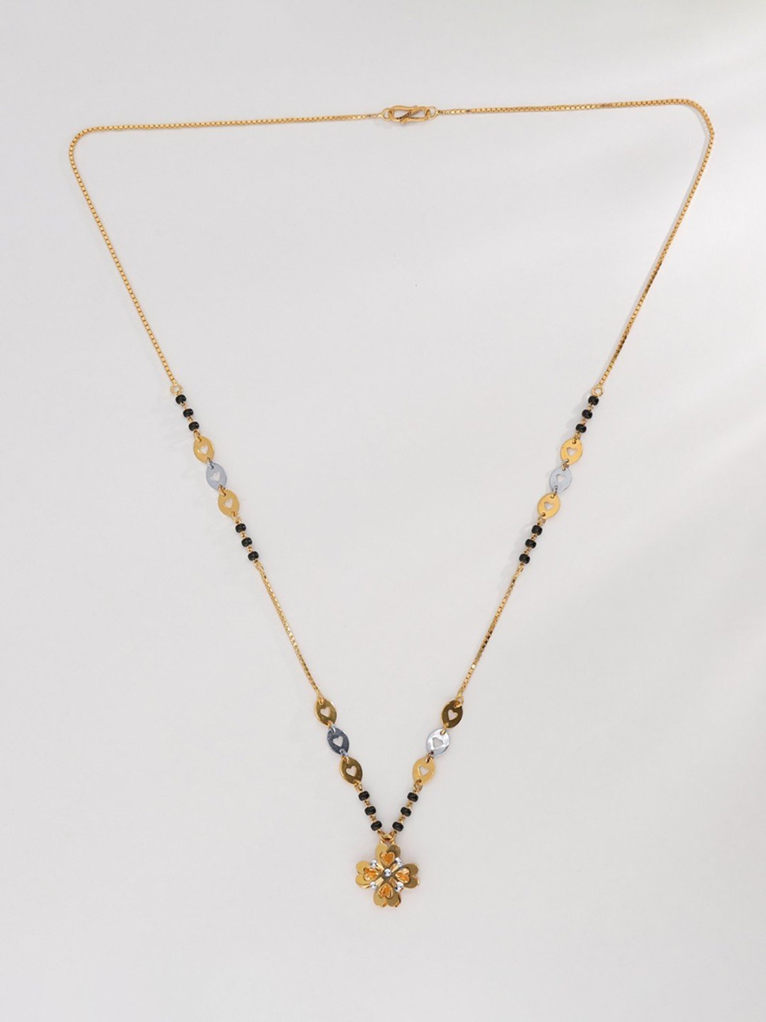 P.N.Gadgil Jewellers Petals Affection 22k Gold Mangalsutra