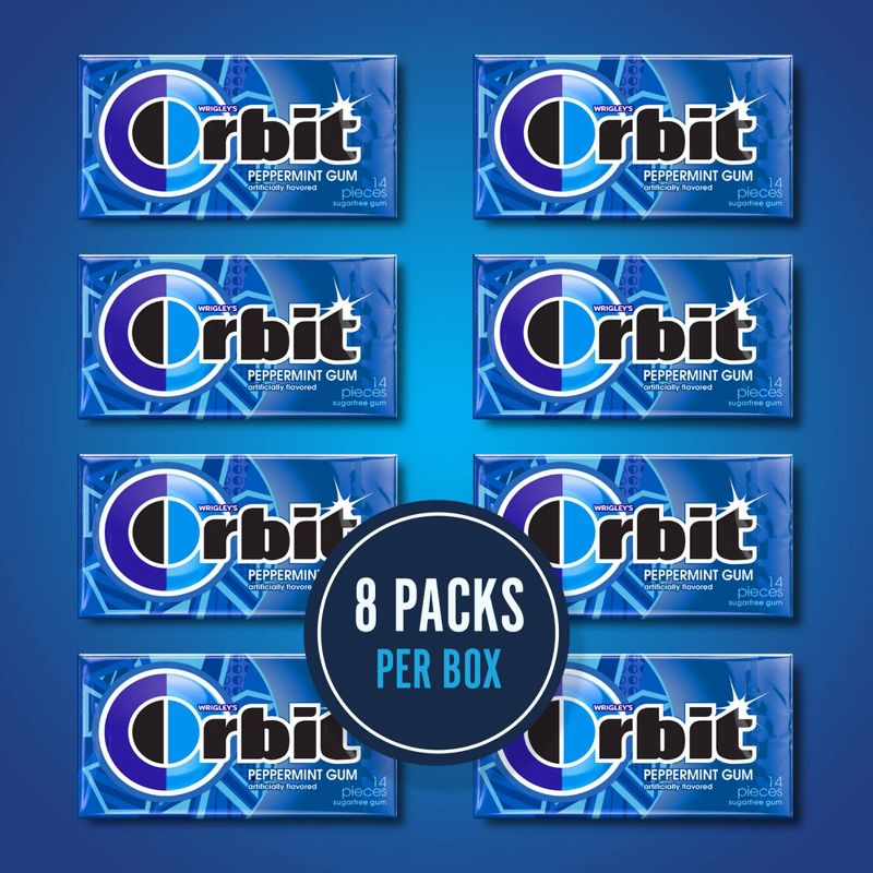 Orbit Peppermint Sugarfree Gum Value Pack - 112ct