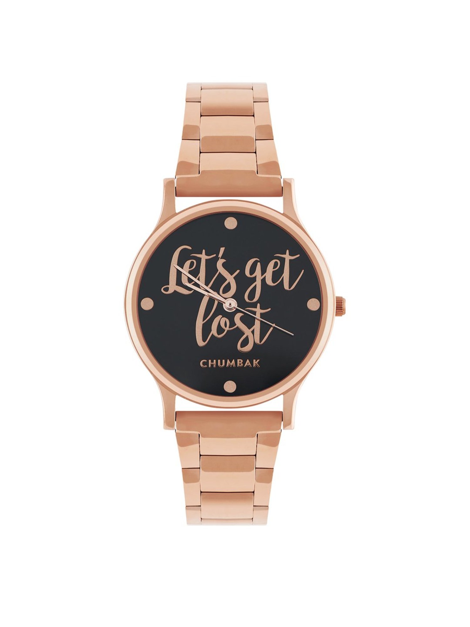 Chumbak 8907605117435 Lets Get Lost Analog Watch for Women