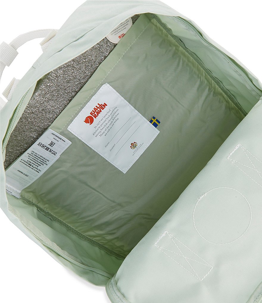 Fjallraven Kanken Colorblock Handles Water-Resistant Backpack