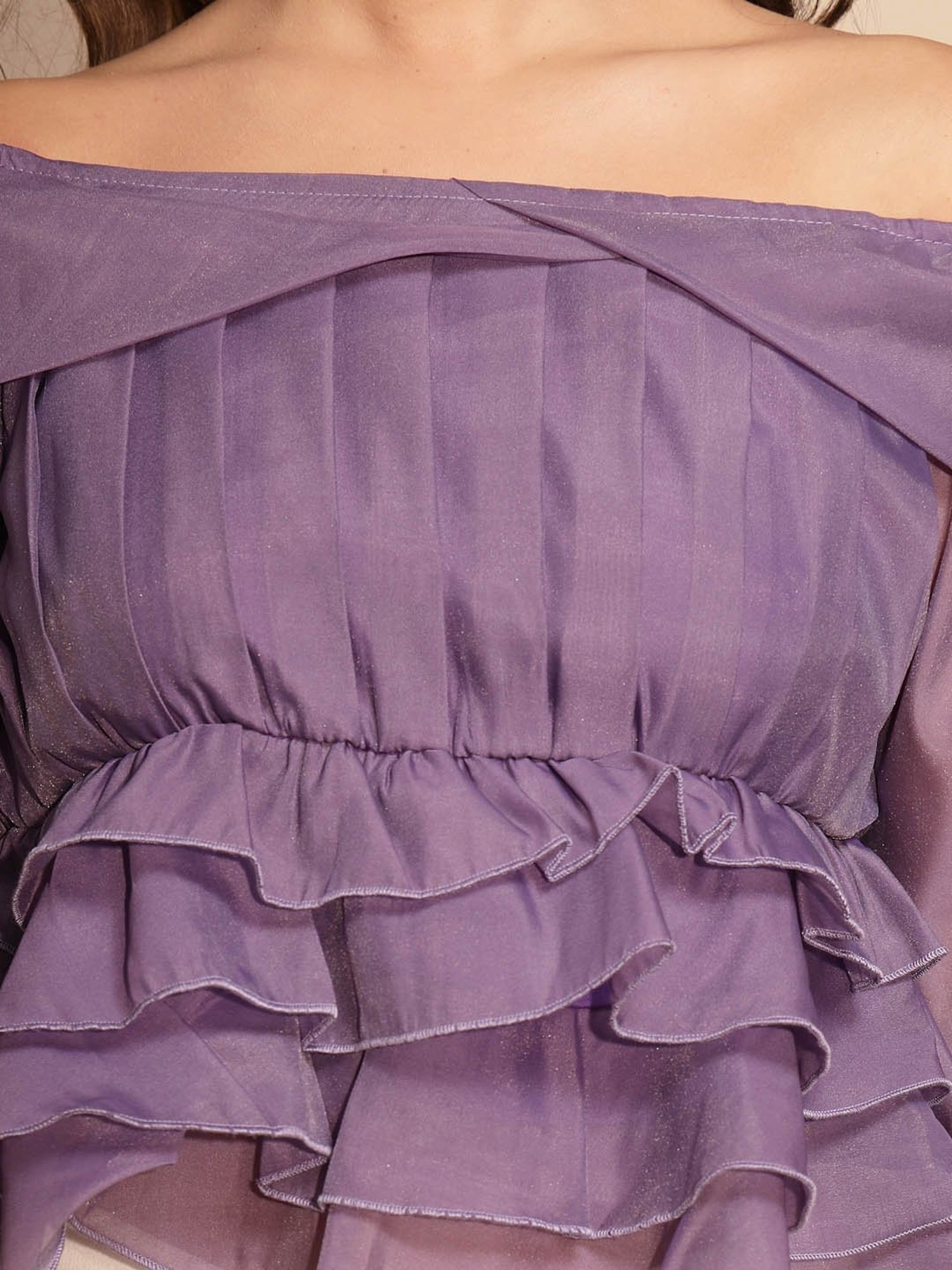 Global Republic Lavender Regular Fit Top