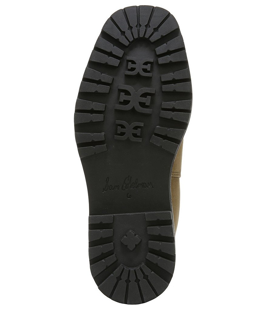 Sam Edelman Laguna Waterproof Nubuck Leather Chelsea Lug Sole Booties