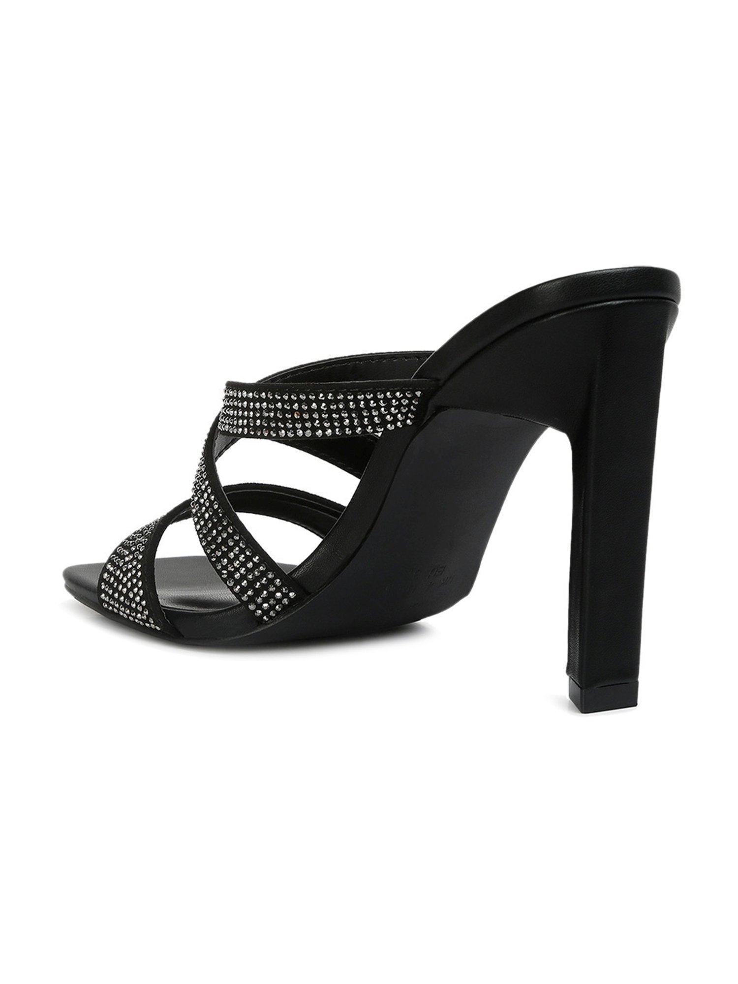 London Rag Women's Wapit Black Casual Sandals