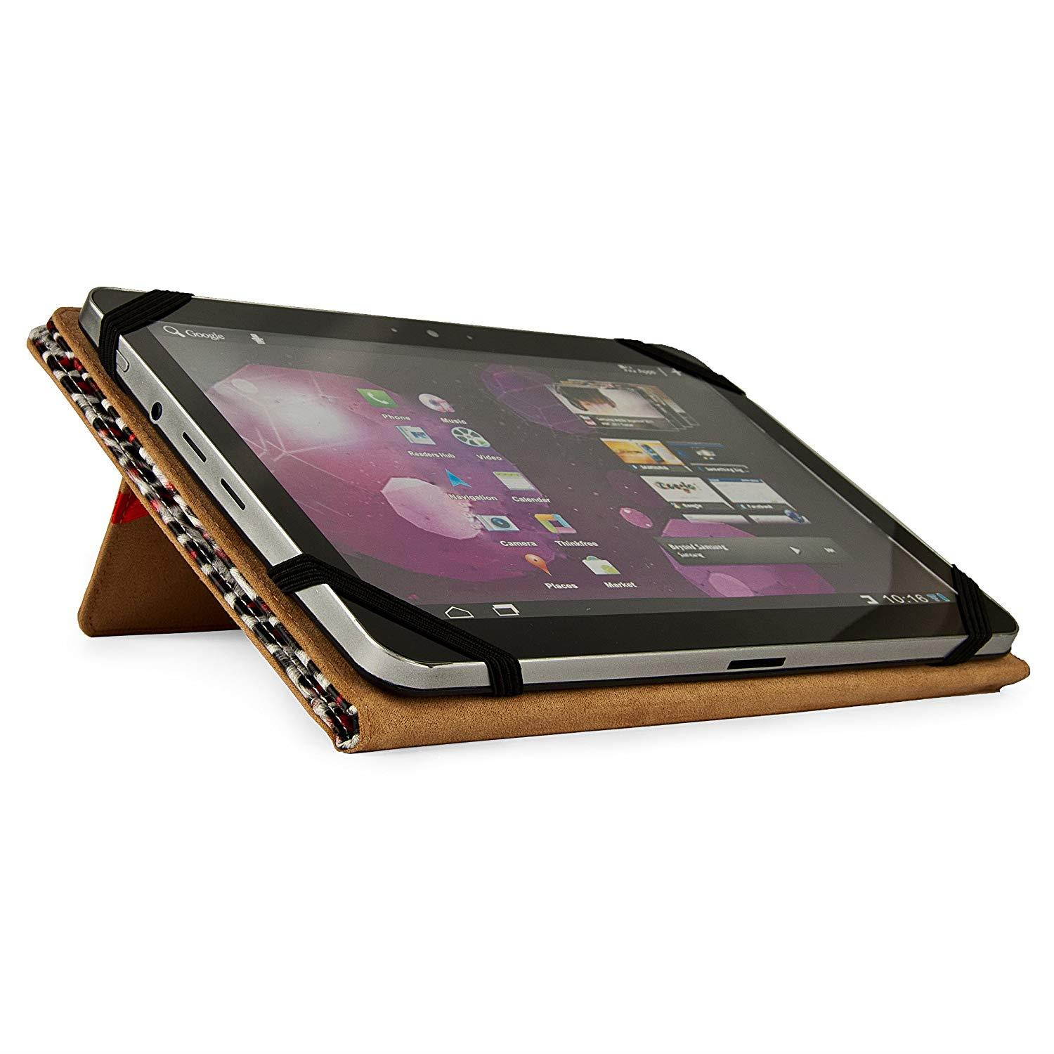 Mary Portfolio Lightweight Hard Cover Case (Leopard) For Apple iPad Air 2 [New iPad Air]