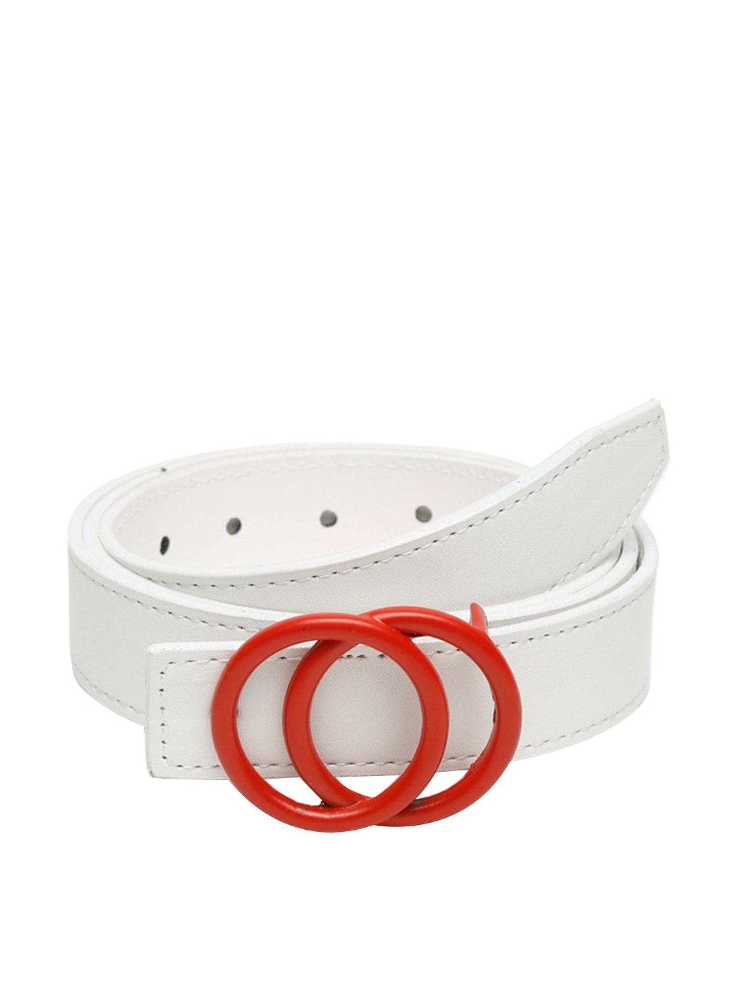 Apsis White Waist Belt for Women