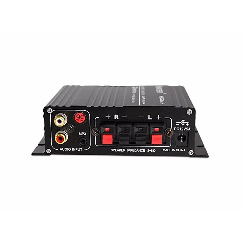 K2020A+ Limited Edition Original Tripath TA2020020 ClassT HiFi Audio Mini Amplifier with 12V 5A Power Supply Black