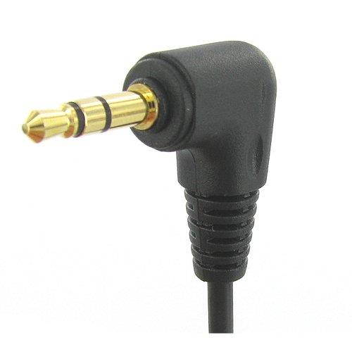 Valley Enterprises&reg; 12' 3.5mm Male Right Angle to 3.5mm Male Right Angle Gold Stereo Audio