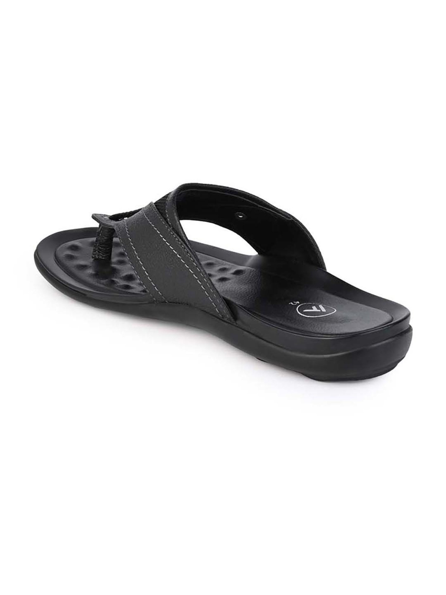 Alberto Torresi 
 Men's Black Thong Sandals