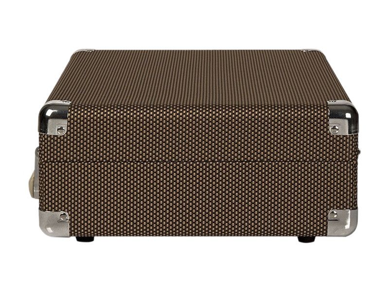 Turntable Record Player Speaker Portable Vinyl Player 3 Speed Dust Free Suitcase Autostop RCA Output AUX Input Headphone Jack BeltDriven Extra Stylus Free Audio Cable 9W Teal