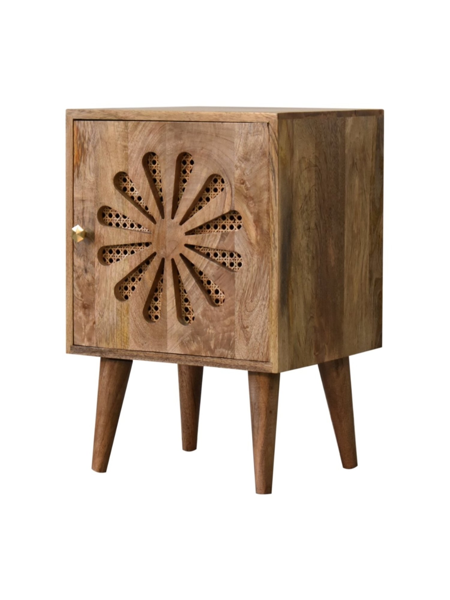 Artisan Furniture Rosalie Solid Brown Mango Wood Side Table