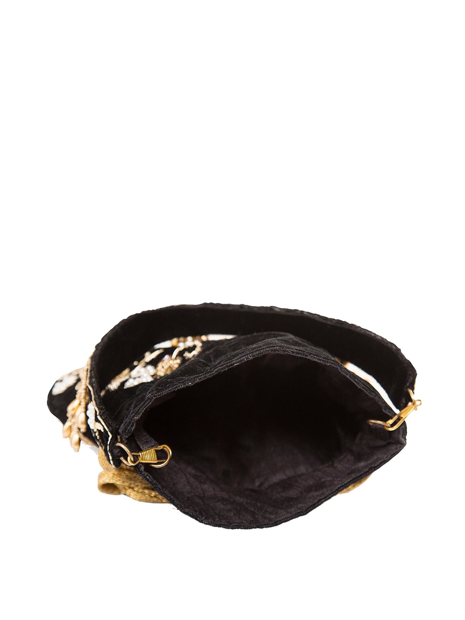 Tarini Nirula Black Velvet Potli