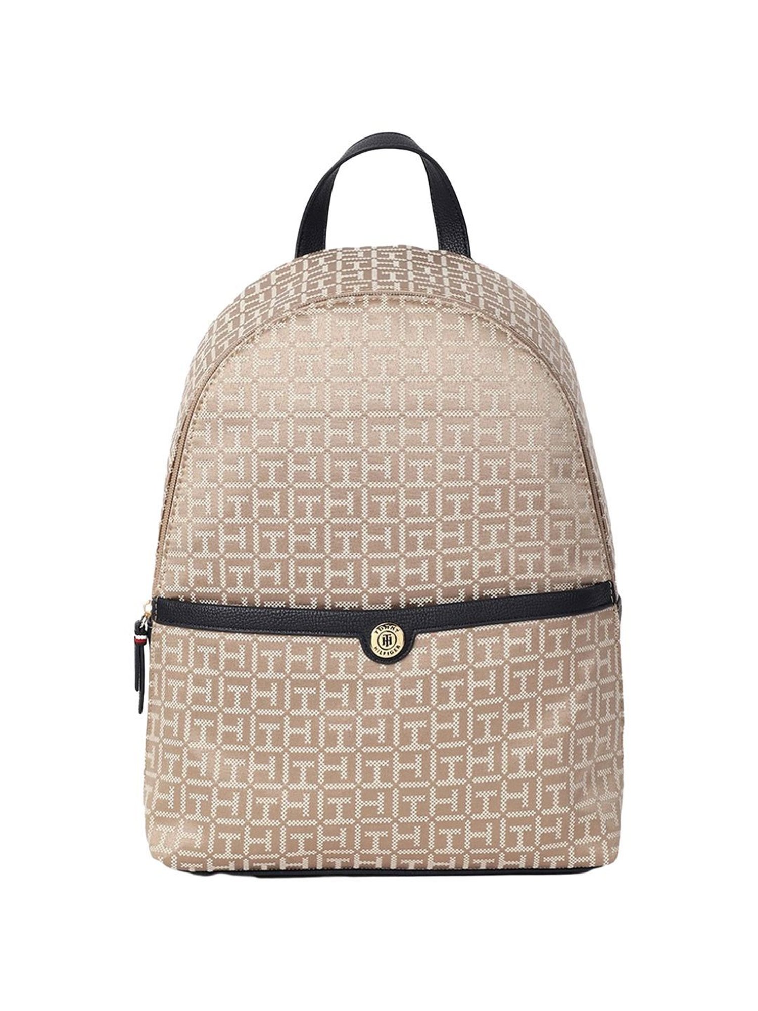 TOMMY HILFIGER Beige WILDER II Logo Backpack