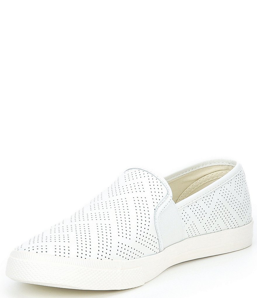 Lauren Ralph Lauren Jinny Perforated Leather Slip-On Sneakers