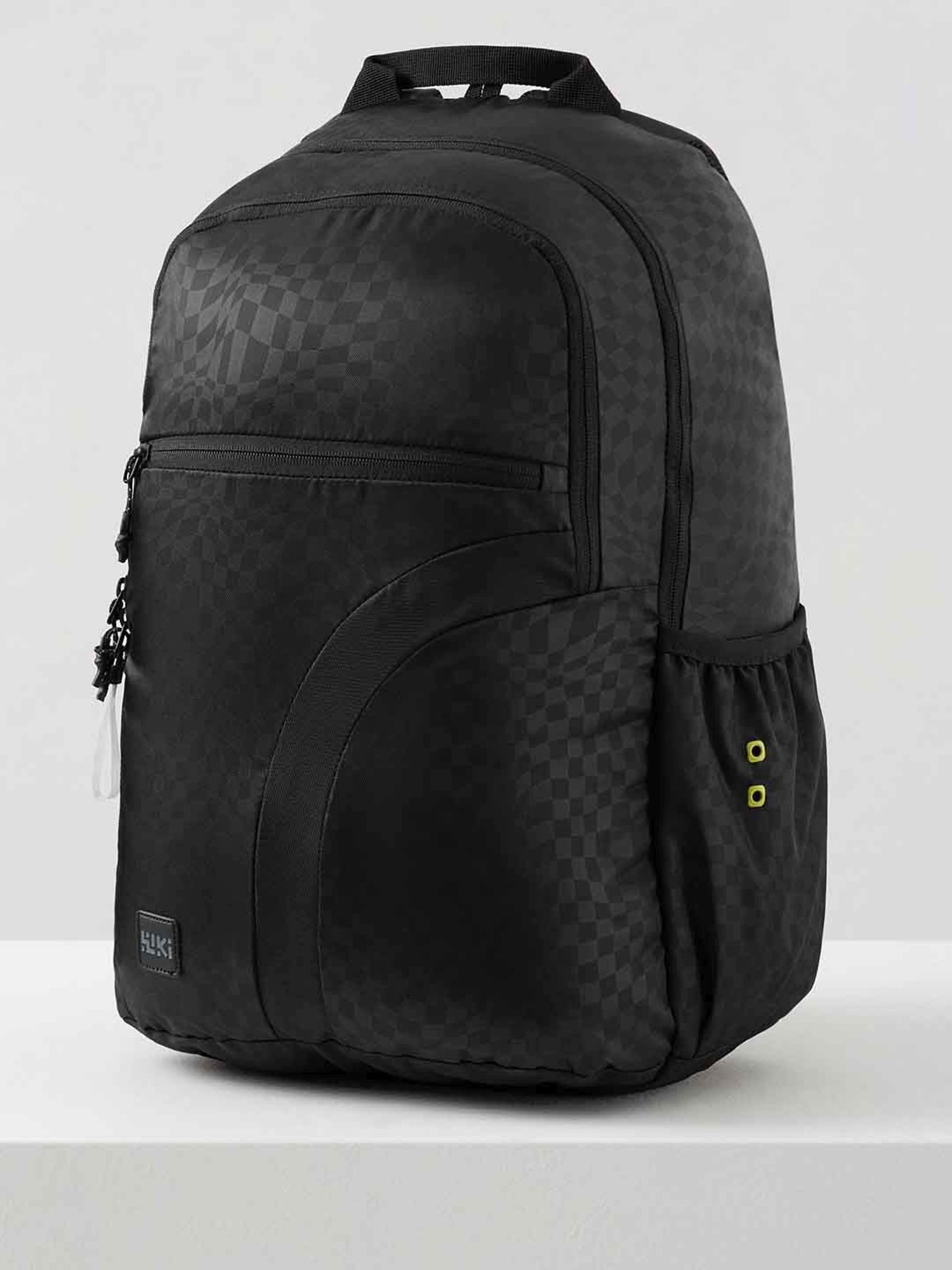 Wiki Back to School 3 Black Polyester Printed Backpack - 34 Ltrs