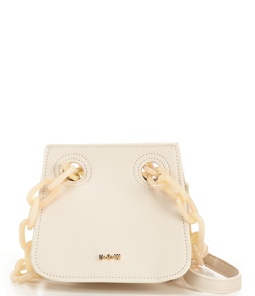 House of Want OG Chain Link Strap Vegan Leather Shoulder Bag