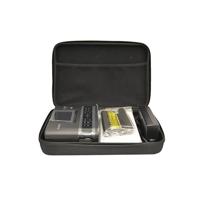 SELPHY CP1300 Wireless Compact Photo Printer with AirPrint and Mopria Device Printing with KP108 Paper and Black Hard case to fit All Together Black