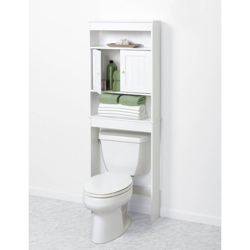 Country Cottage Space Saver 3 Shelves Wood White - Zenna Home