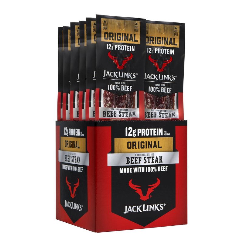 Jack Link's Original Beef Steak Snack Sticks - 12oz/12ct