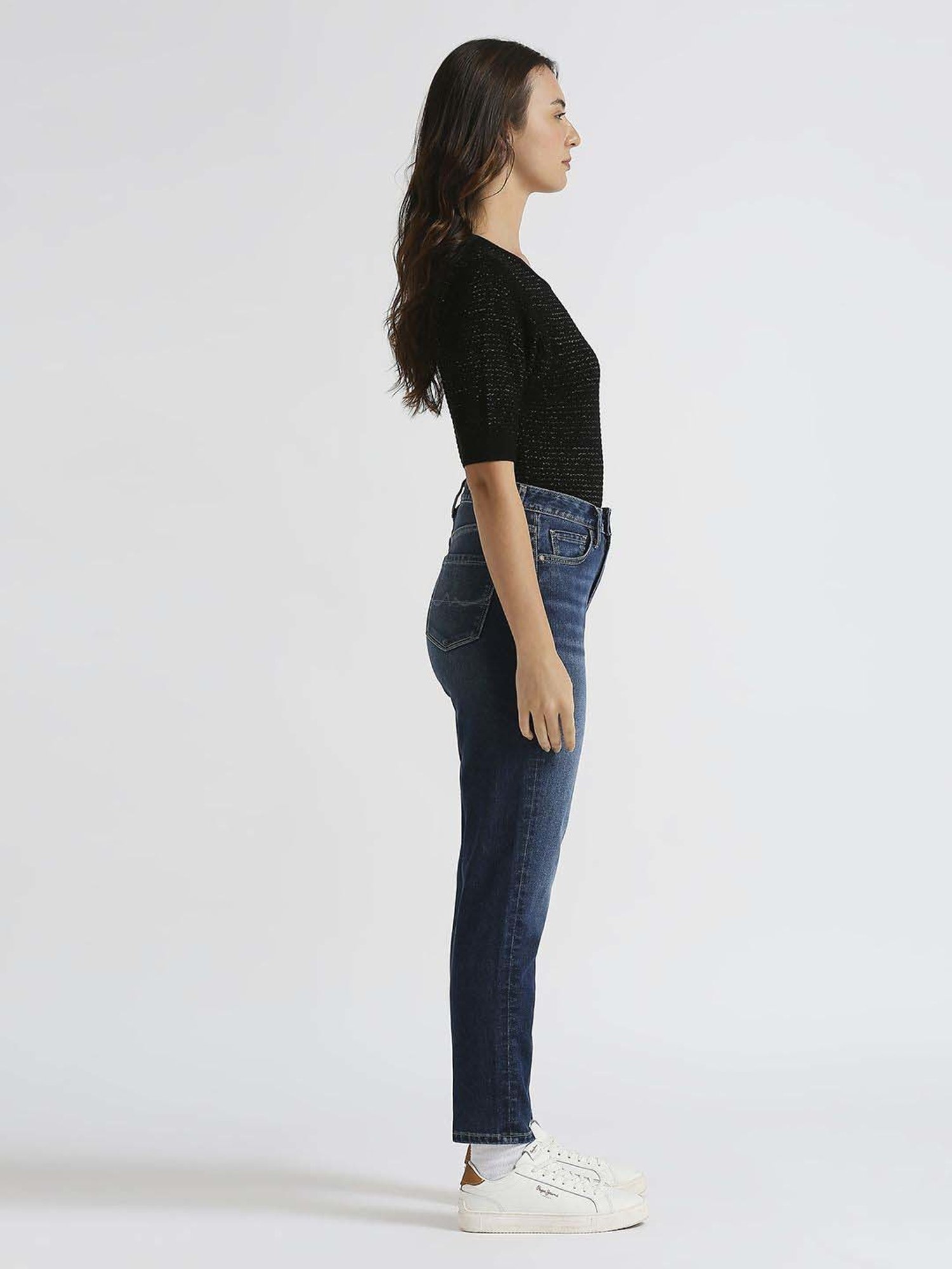 Pepe High Rise Jeans Blue High Rise Jeans