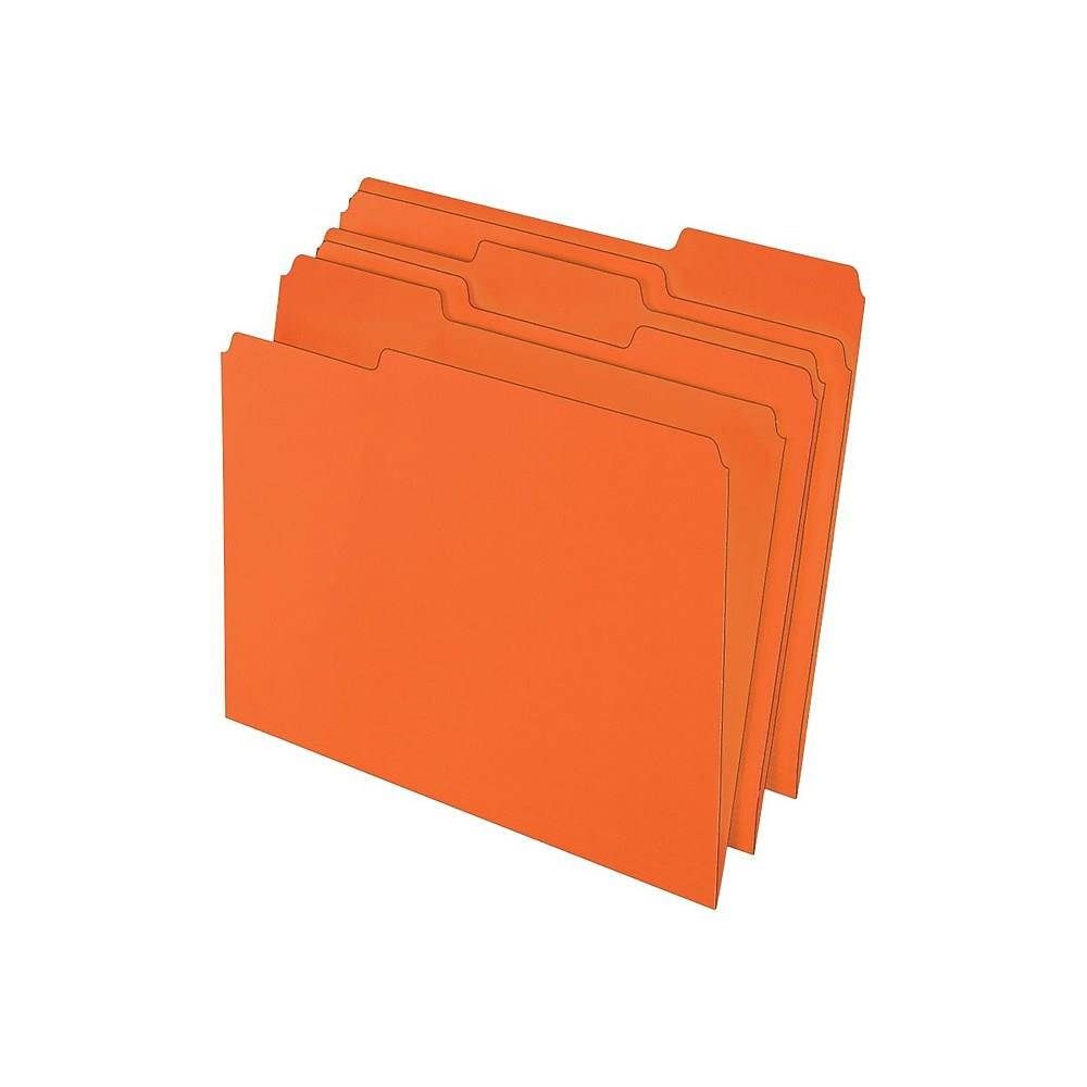 Staples Top-Tab File Folders 1/3 Cut Asst Ltr Holds 8 1/2x11 250/Bx TR502678