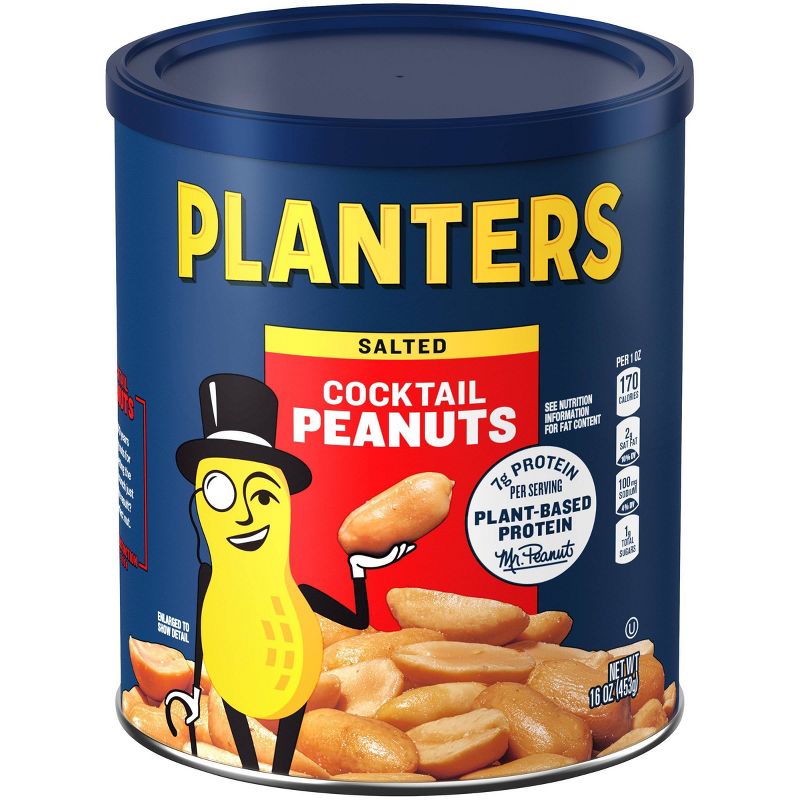 Planters Heart Healthy Cocktail Peanuts - 16oz