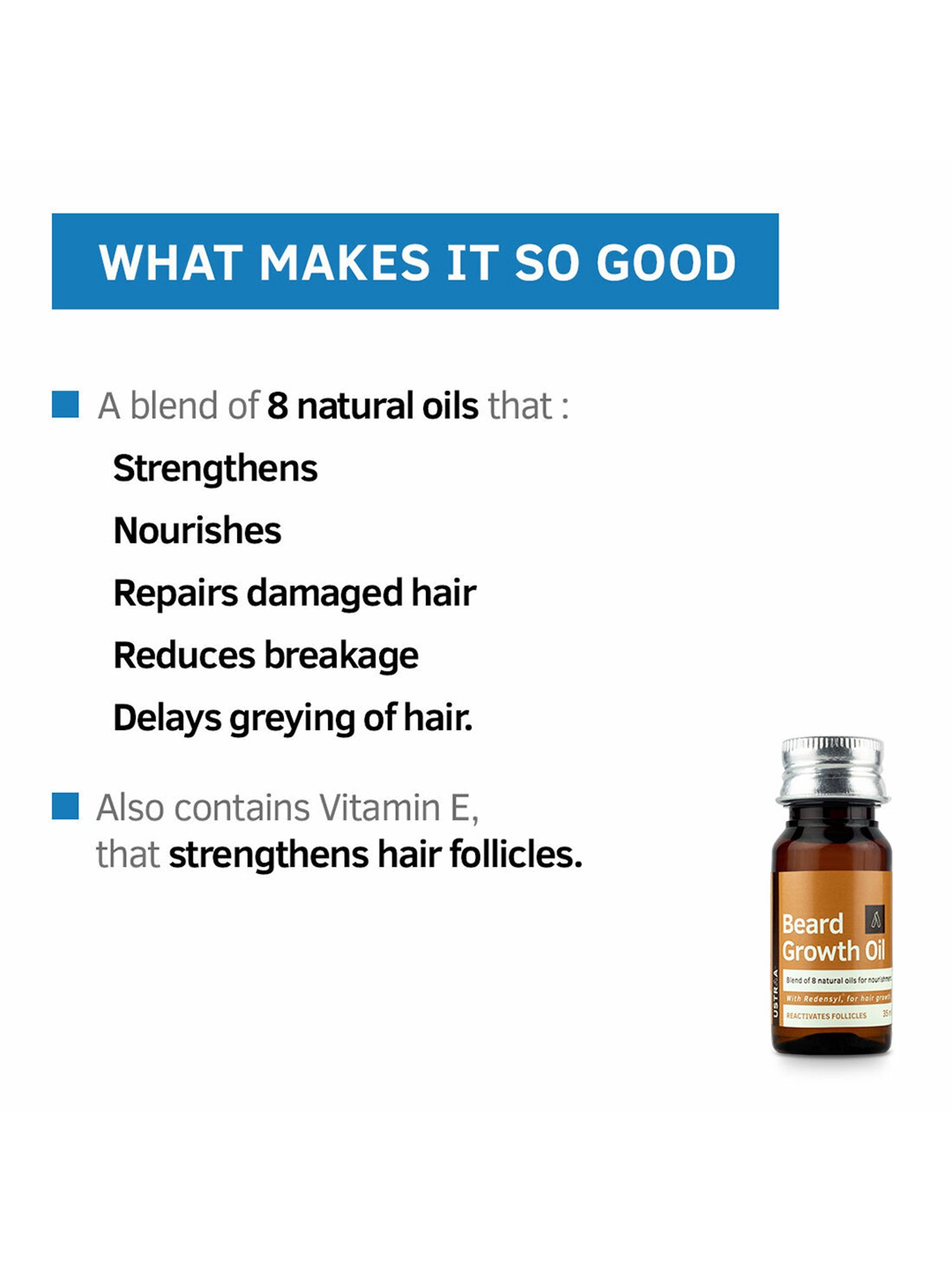 Ustraa O.G Deodorant & Beard Growth Oil - Set of 2