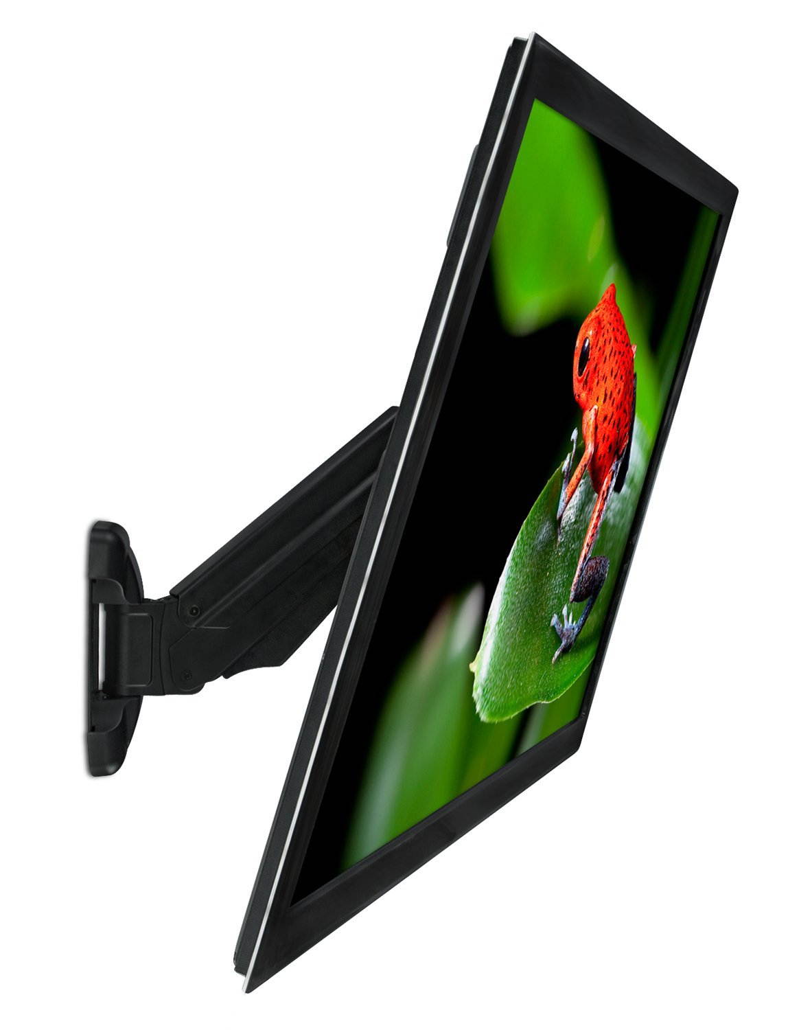 MI-340 TV Mount for 50", 55", 60", 65" Inch TV, Full Motion, Height Adjustable, Wall Mount Bracket for LCD/LED/Plasma Flat Screen, VESA 600x400mm, 55 lb Weight Capacity, Black