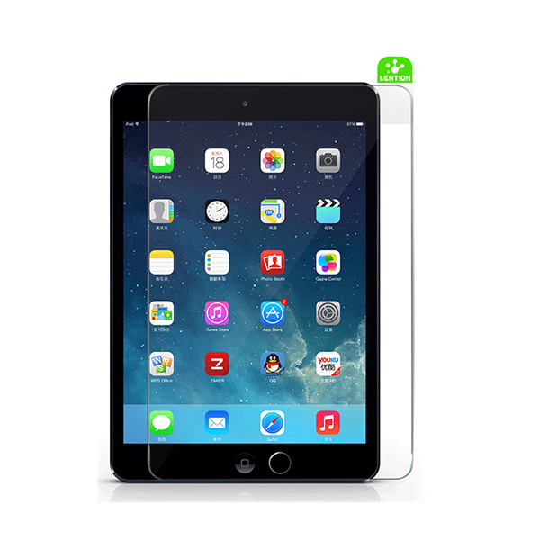 LENTION Premium Tempered Glass Screen Protector Film, iPad Air Screen Protector for iPad Air 2, iPad Air