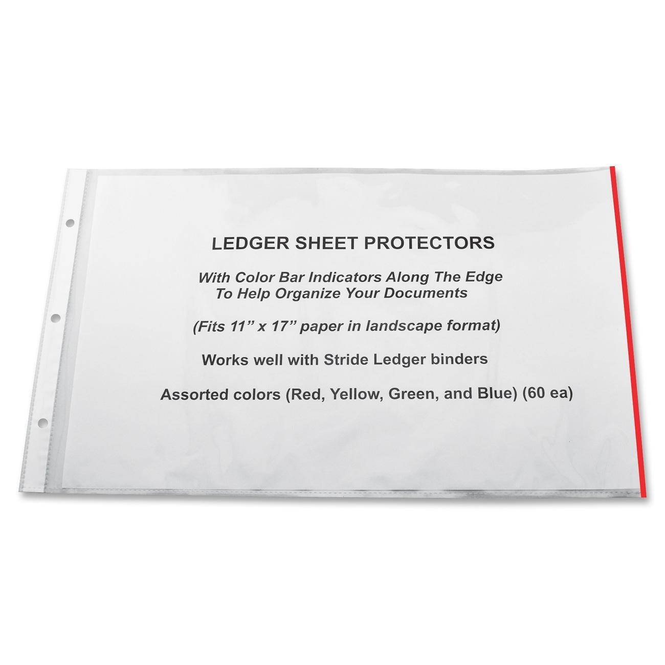 Stride Semi-clear Sheet Protectors