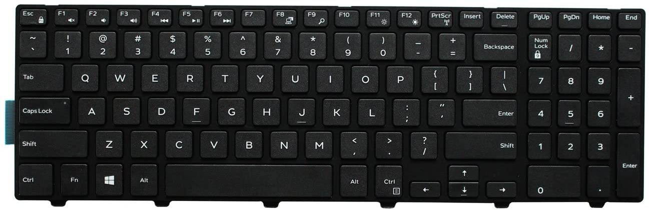 AUTENS Laptop Replacement Keyboard for Dell Inspiron 15 5000 Series 5542 5543 5545 5547 5548 5552 5557 5558 5559,15 3000 Series 3541 3542 3543 3552 3553 3558 3559 Laptop No Backlight