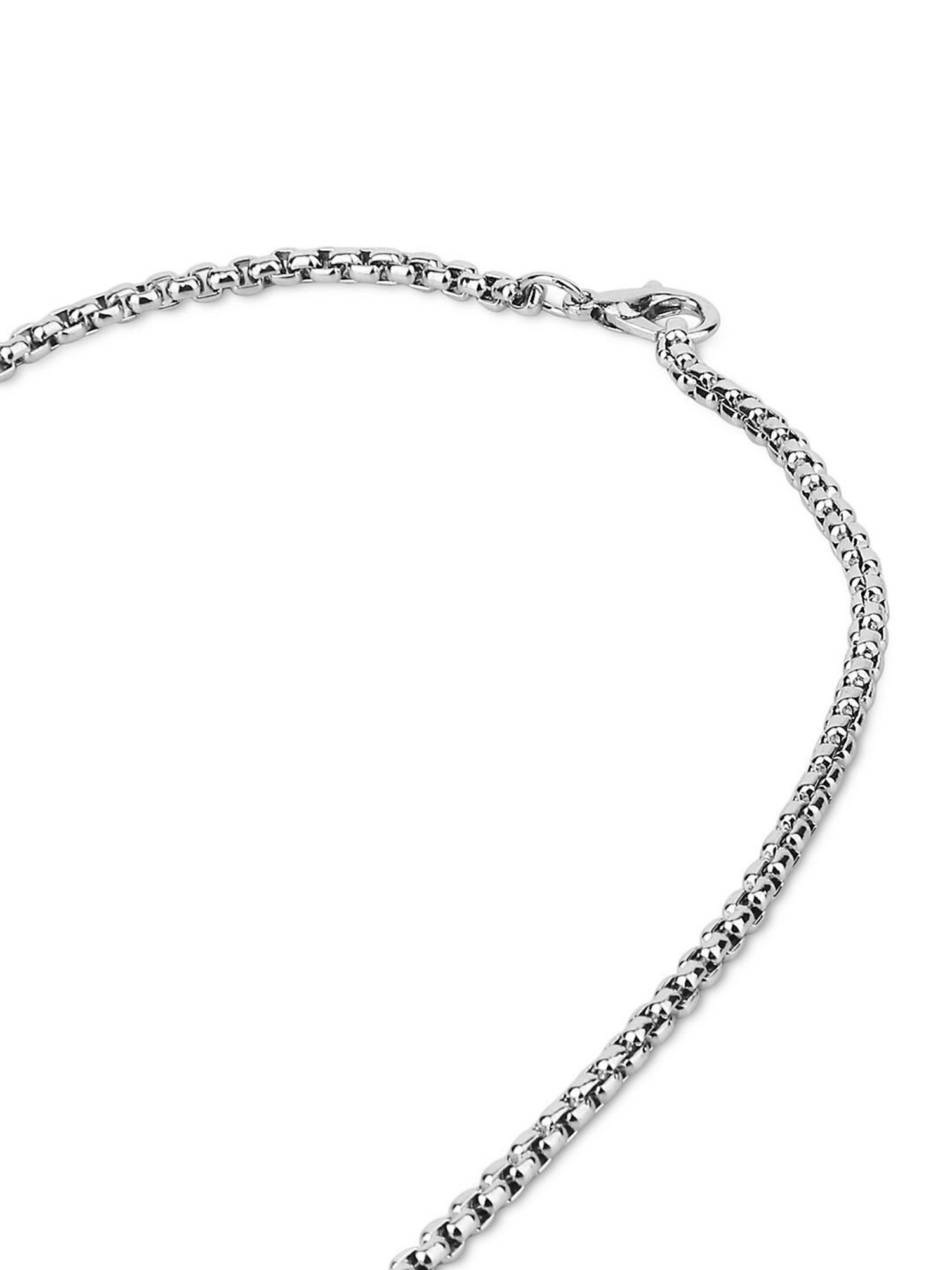 The Bro Code Silver-Plated Ring Hanging Charm Pendant Necklace For Men