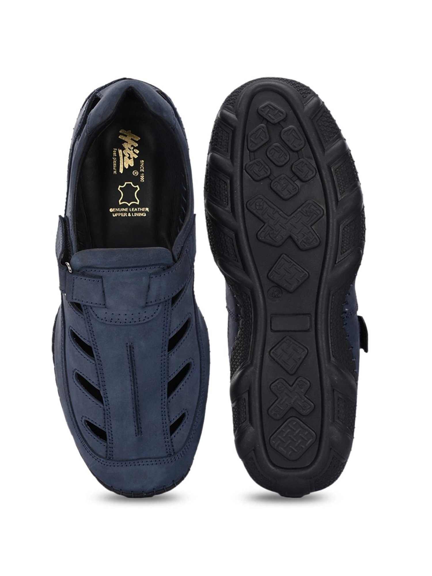 Hitz Men's Blue Fisherman Sandals