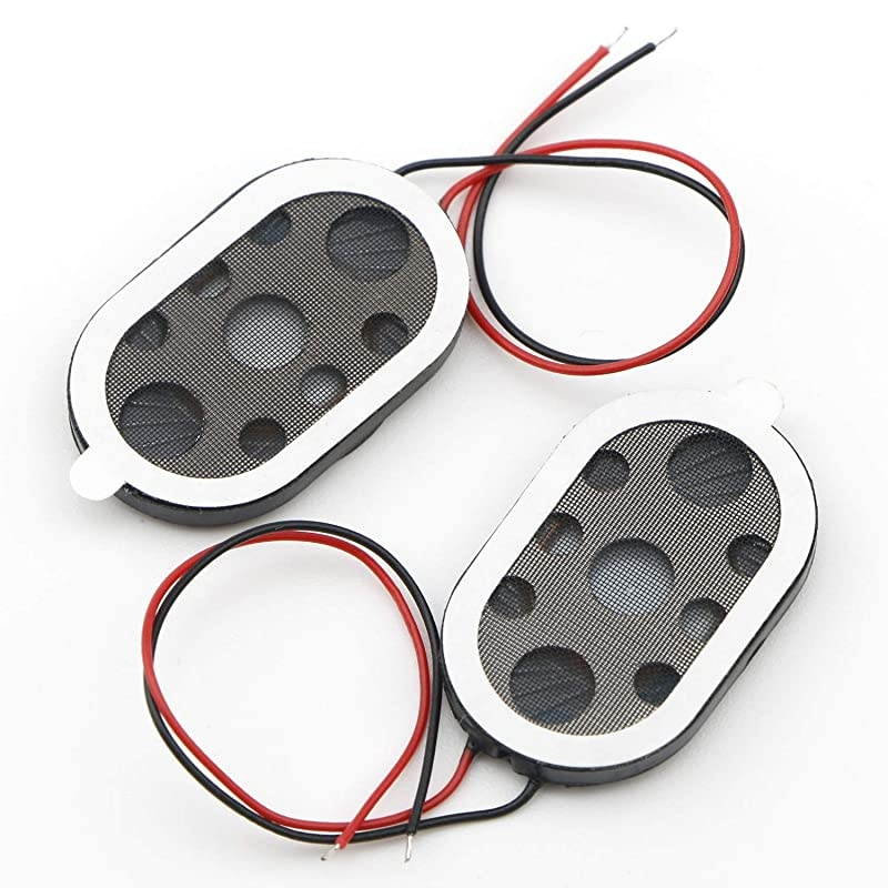 of 4 1W 8 Ohm Mini DIY Speaker Replacement Loudspeaker for arduino Speaker Stereo 15mmx24mm