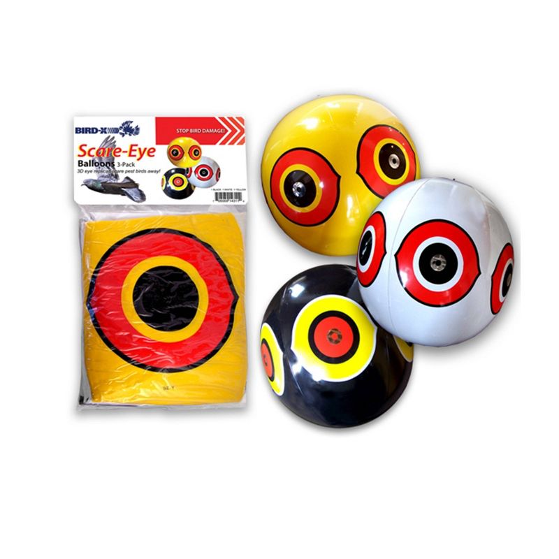 6pk Scare Eye In Three Colors - Bird-X