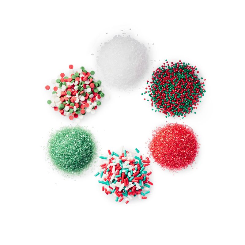 Wilton Gold, Silver and White Sugars - 3oz