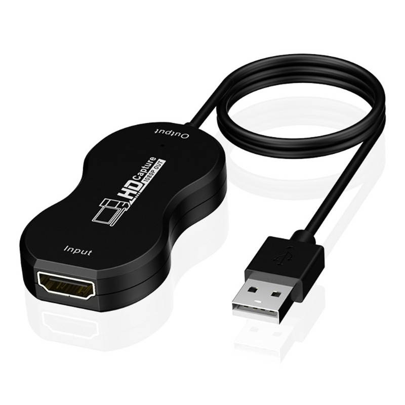 USB2.0 to HDMI High-definition Video Capture Card Game Live Capture Box 1080p 30fps Real-time Capture Driver-free Video Capture Card