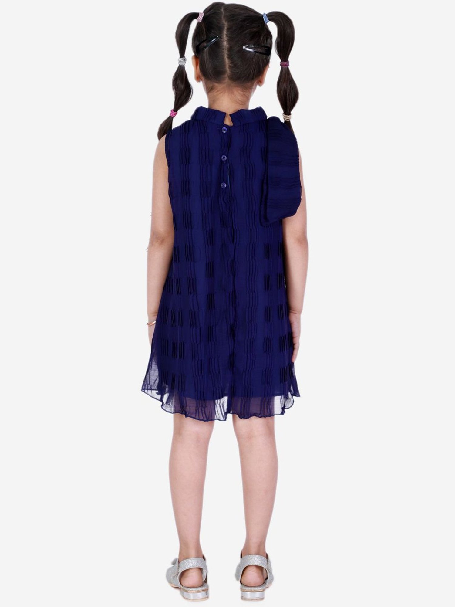 KidsDew Navy Regular Fit Dress