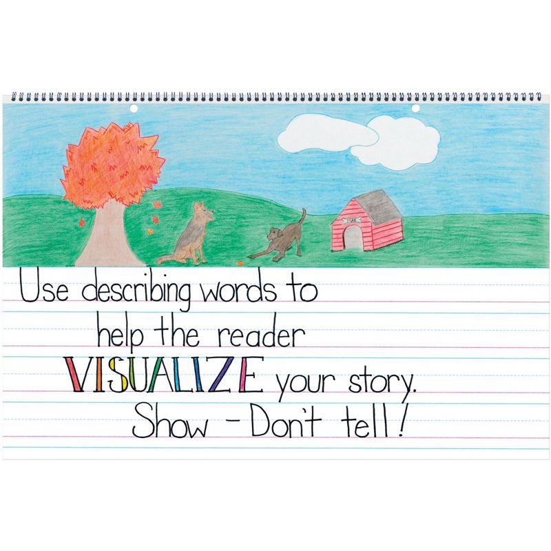 School Smart Composition Paper, No Margin, 8 x 10-1/2 Inches, White, 500 Sheets