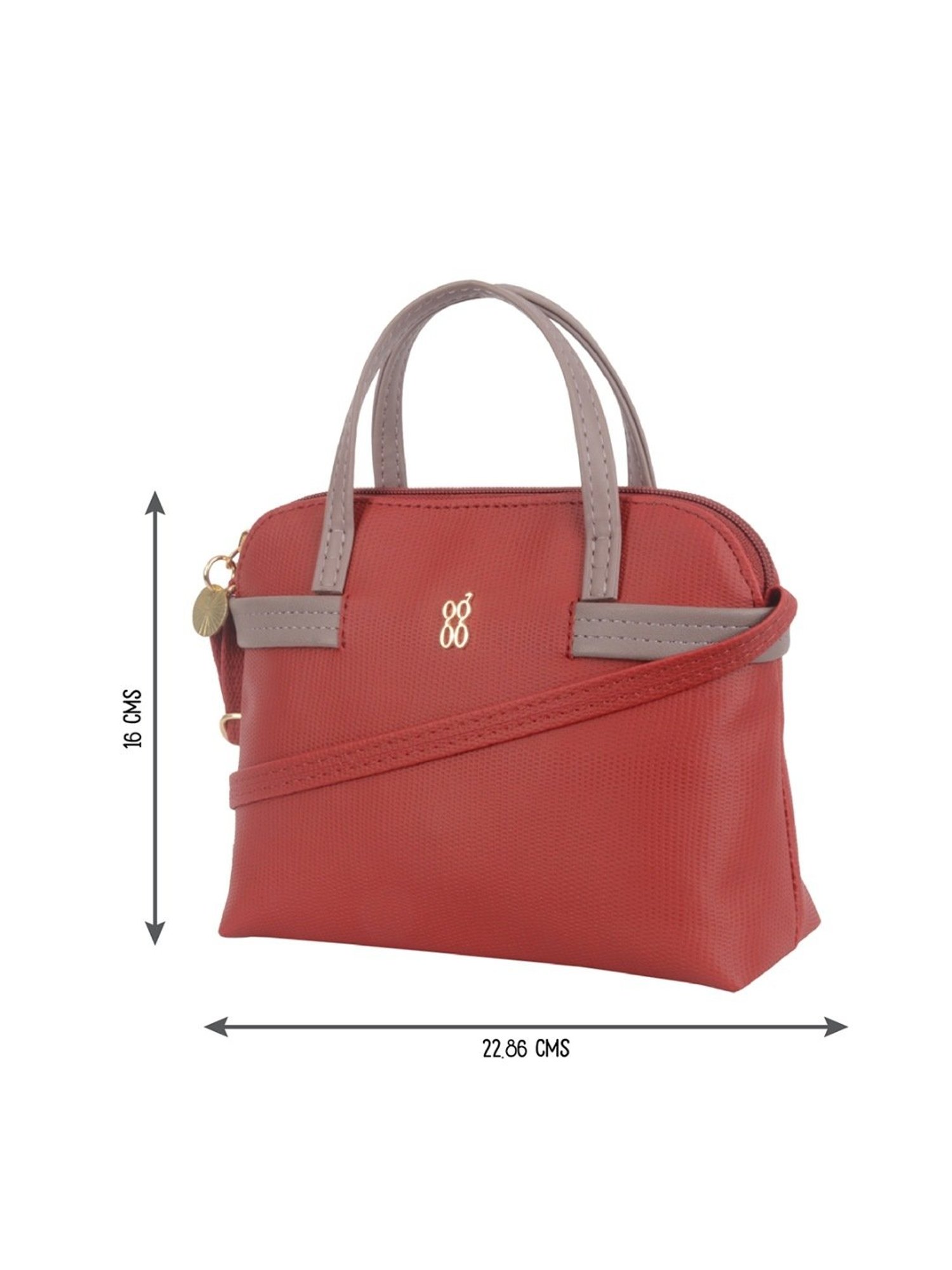 ZOUK Kashmir Blooms Classic Multicolor Printed Medium Handbag