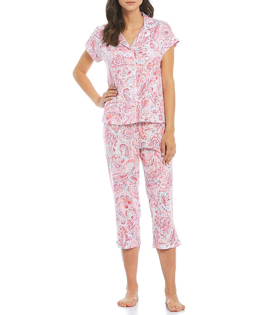Lauren Ralph Lauren Classic Notch-Collar Sateen Coordinating Pajama Set