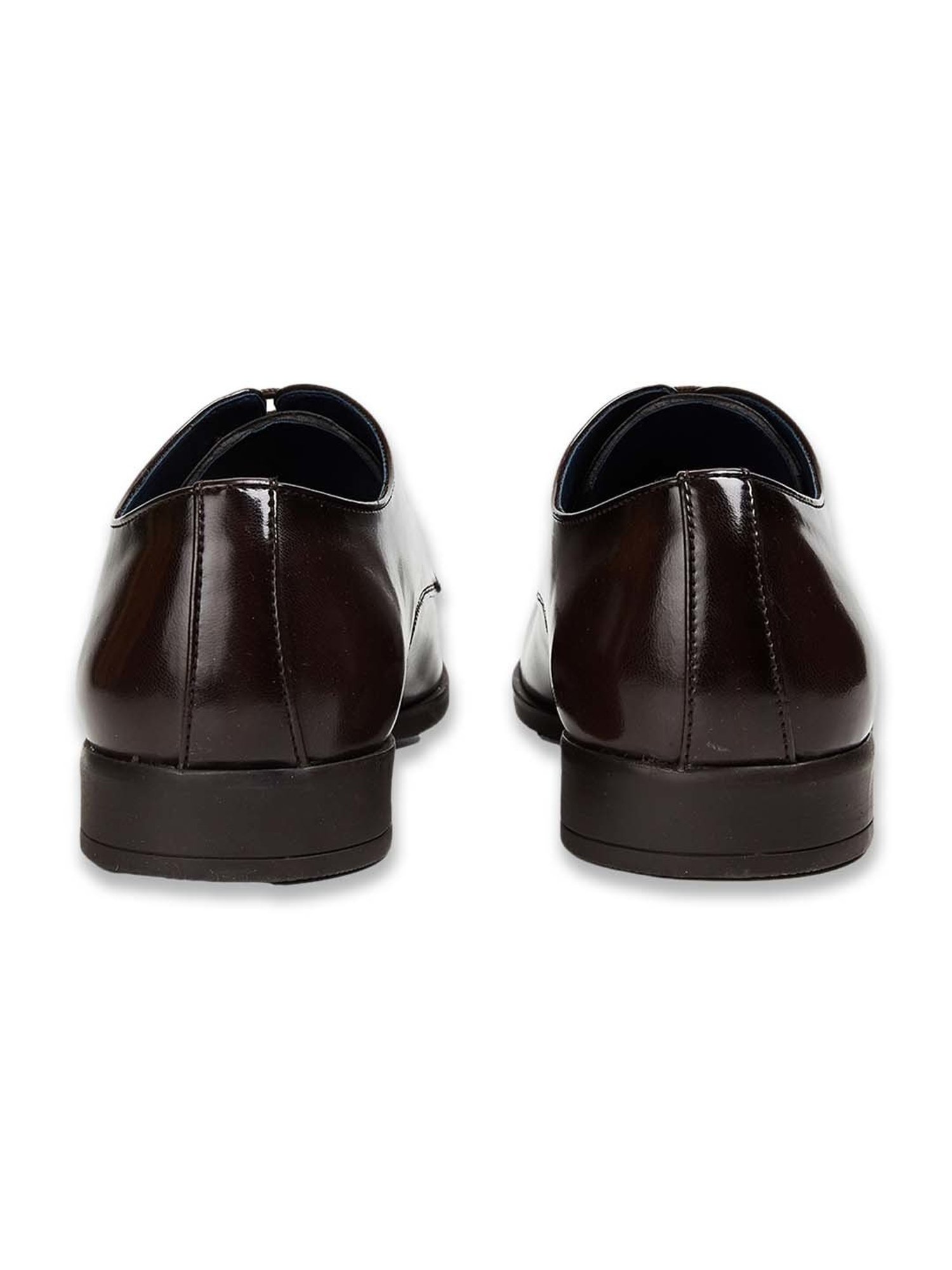 Code by Lifestyle Men's Brown Derby Shoes