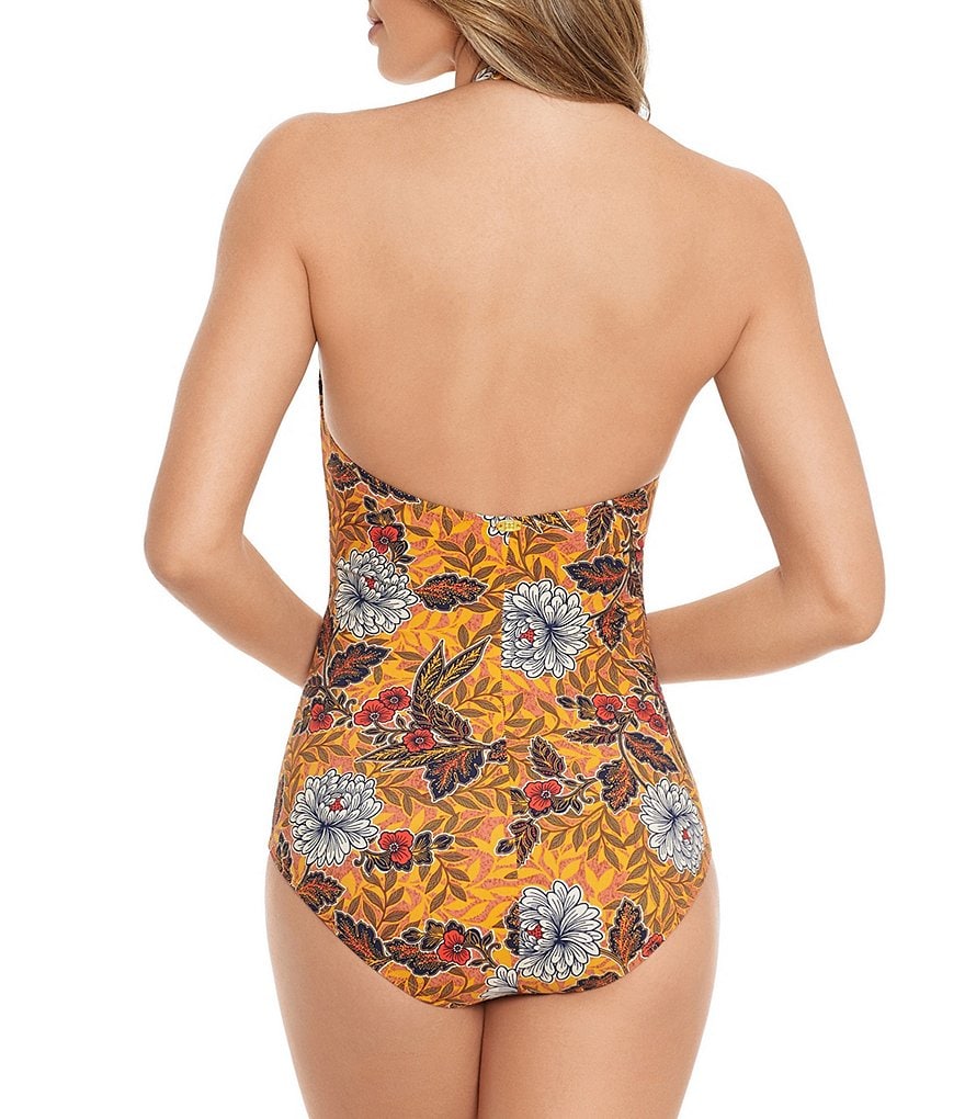 Amoressa by Miraclesuit Rhiannon Dream Plunge One Piece Swimsuit