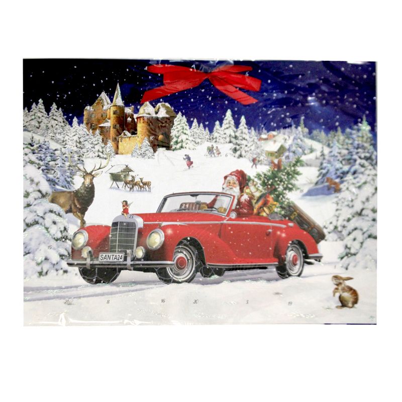 Christmas 15.0" Santa's Road Trip Advent Calendar Germany  -  Advent Calendar